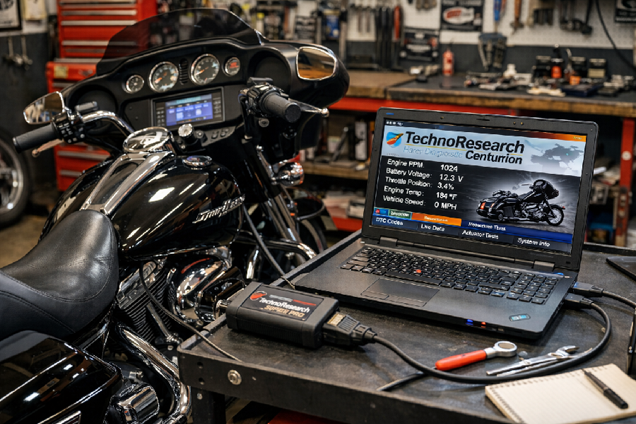 Couple receiving delivery of their new vehicle